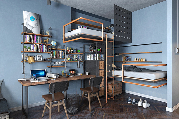 工業(yè)風(fēng)適合廠房宿舍裝修嗎？來看裝修公