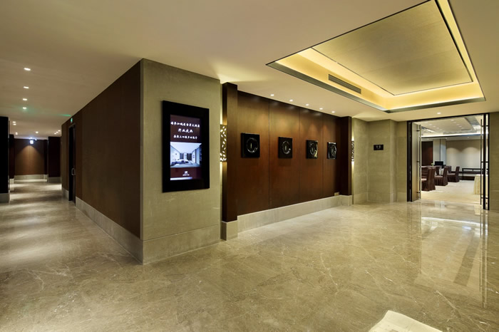 新中式酒店大廳過(guò)道