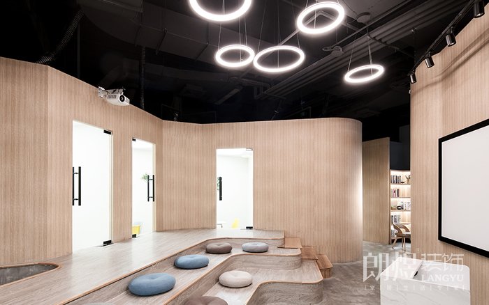 英語(yǔ)培訓(xùn)學(xué)校裝修設(shè)計(jì)效果圖