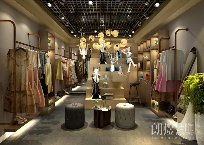 女裝店鋪裝修設(shè)計(jì)-室內(nèi)設(shè)計(jì)效果圖1
