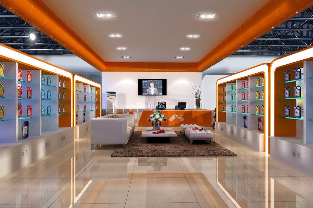 小型洗車店裝修效果圖