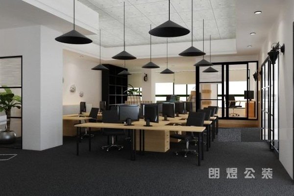 簡單100平辦公室裝修效果圖