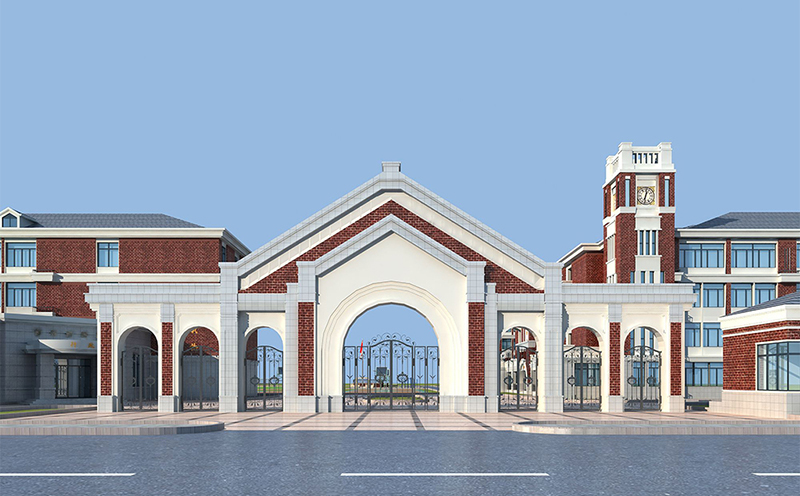 教學樓門頭裝修設計效果