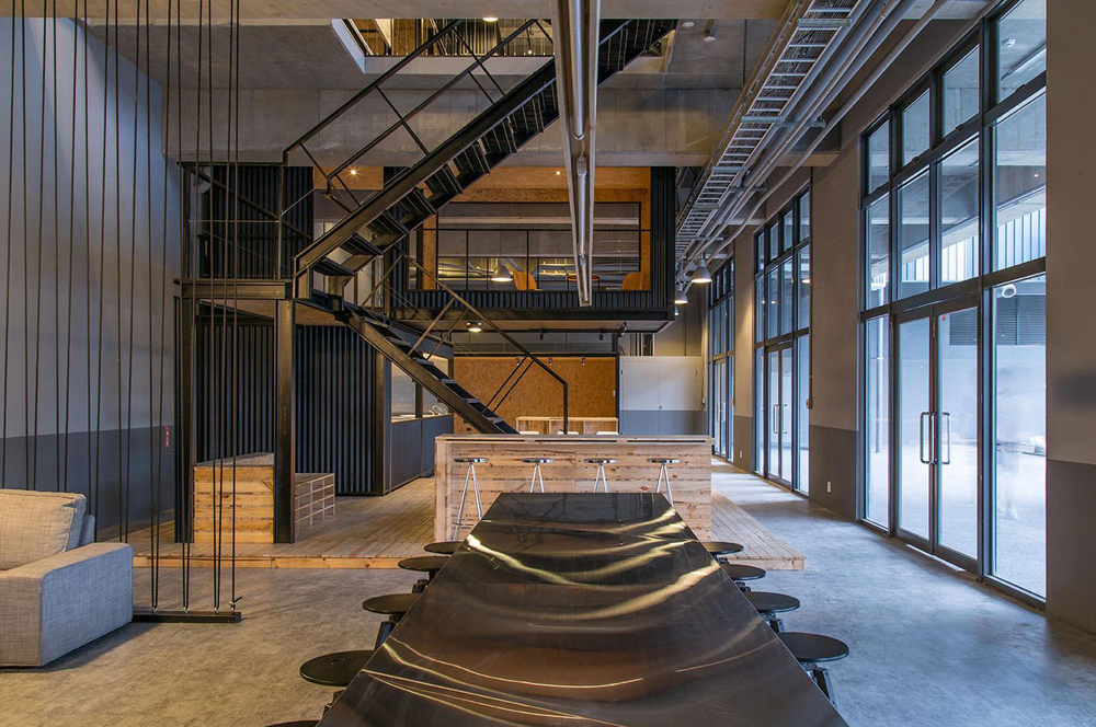 寫(xiě)字樓裝修夾層搭建效果圖