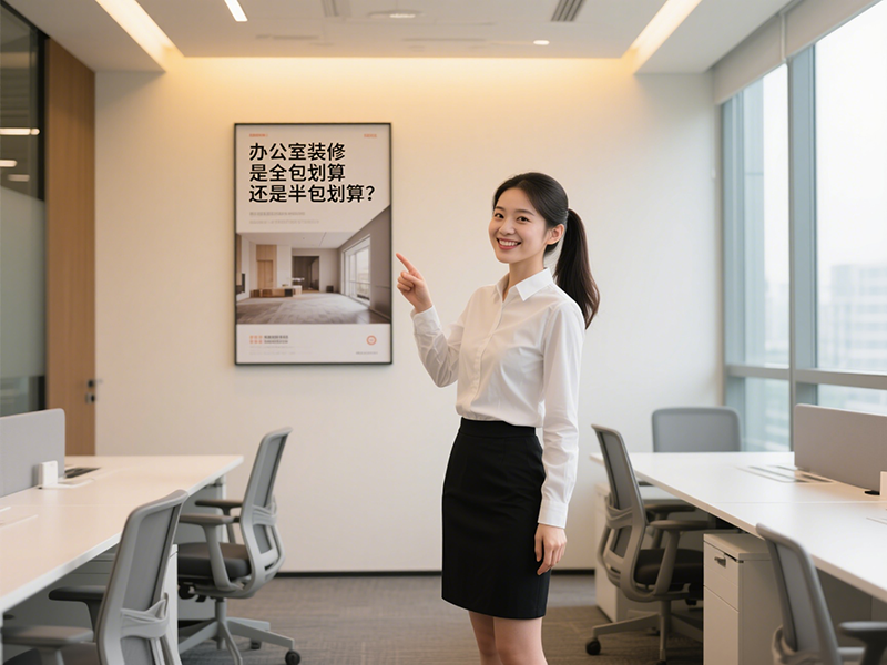 辦公室裝修是全包劃算還是半包劃算？