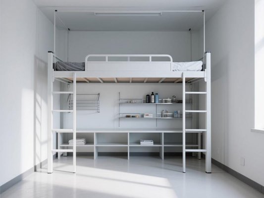 工廠寢室怎么裝修更實(shí)用？這 5 個(gè)設(shè)計(jì)技巧，讓 20㎡空間多出 1 間房！