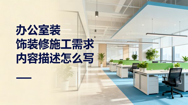 辦公室裝飾裝修施工需求內(nèi)容描述怎么寫？