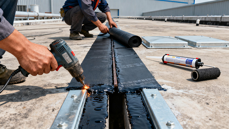鋼結(jié)構(gòu)廠房防水施工