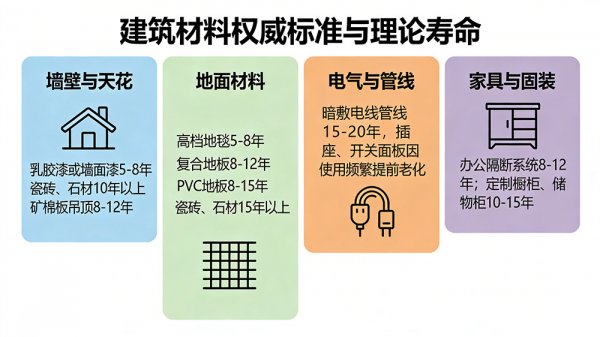 如何判斷辦公室裝修是否達到耐用年限？